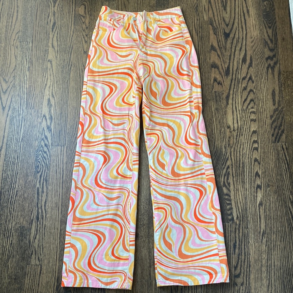 Long wide leg pants